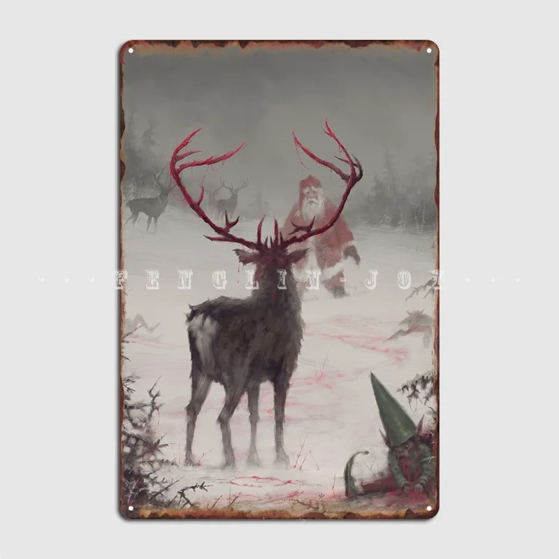 

Rudolph Восстанавливающий плакат, металлический плакат, проектирование кинотеатра, стена, паб, роспись, оловянный плакат