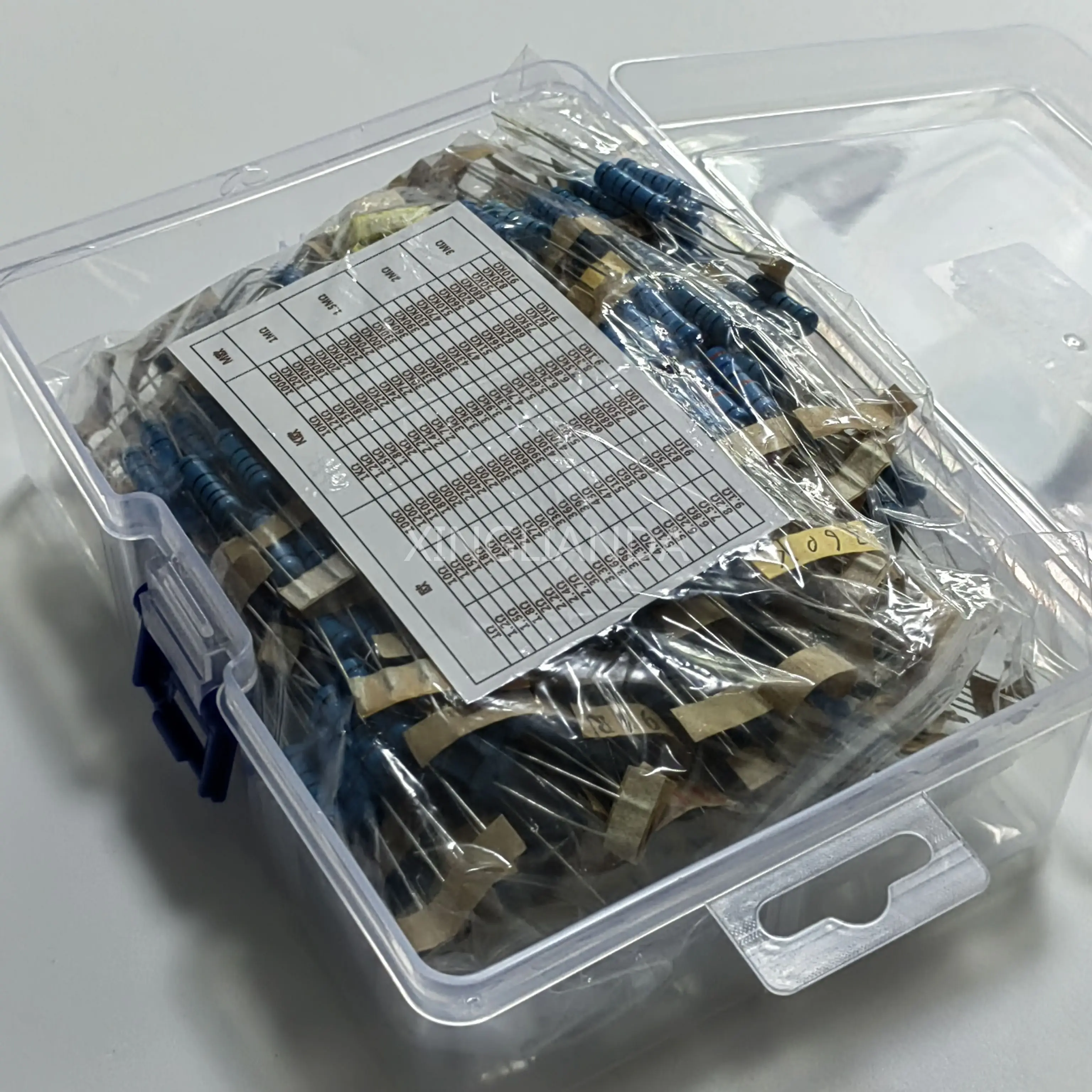 650 шт./кор. 130 значений * 5 шт. 2 Вт 1% металлопленочные резисторы набор в упаковке