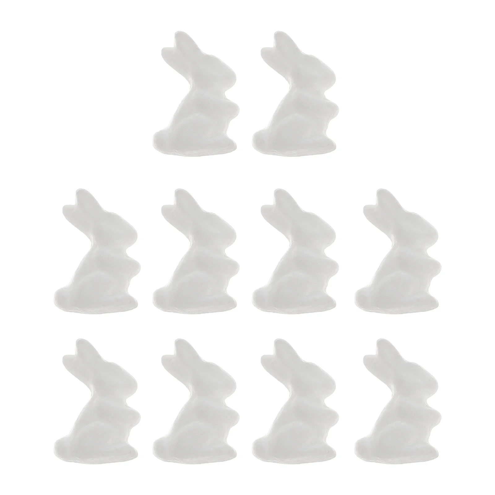 

10pcs DIY Bunny Modeling Painting Kindergarten Crafts Rabbit Decorations