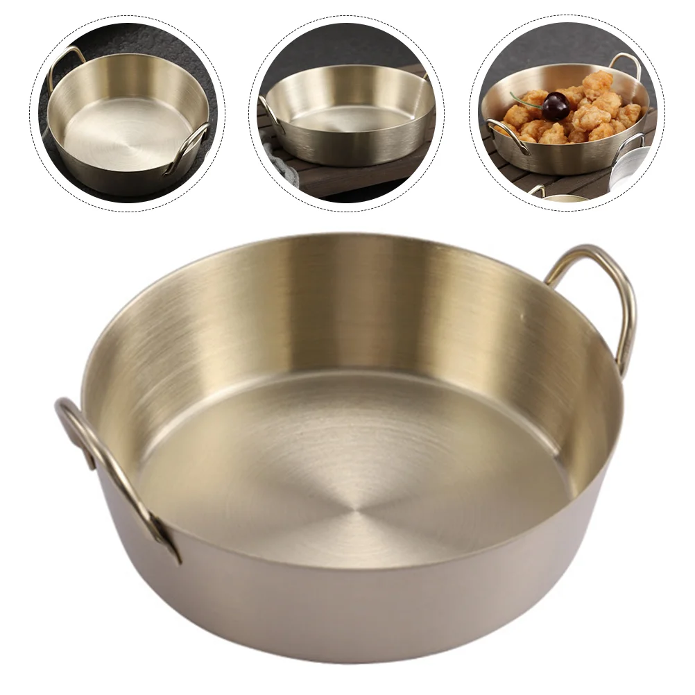

Bowl Stainless Steel Servingbowls Sauce Metal Cups Dish Kitchen Salad Restaurant Container Seafood Baskets Korean Vegetable Fast