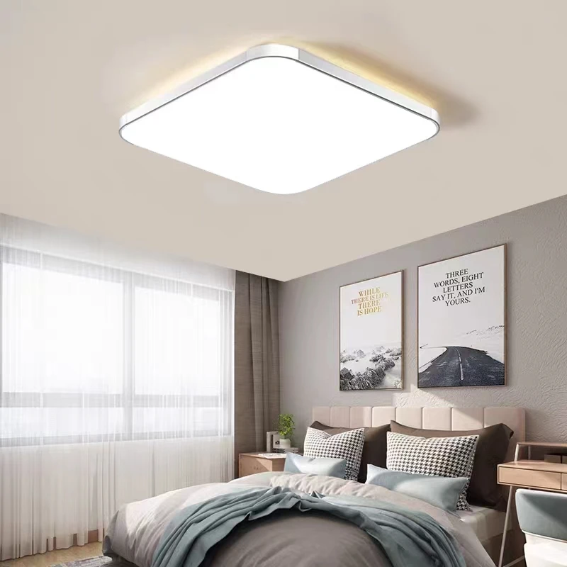 Светодиодная потолочная лампа квадратные светильники и фонари Простой