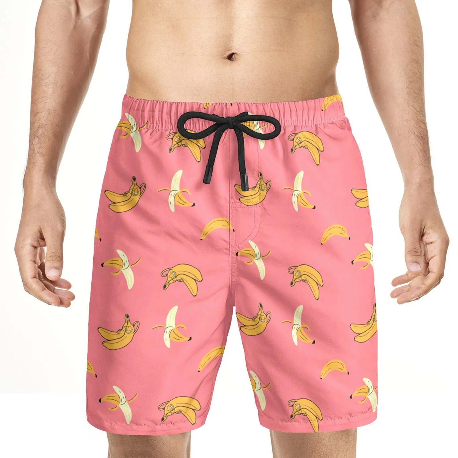 

Men Loose Pants Short Summer Casual Shorts Quick-drying Surf Swim Beach Shorts Board Shorts Pants Jogger Sweatpants Hawaii Style