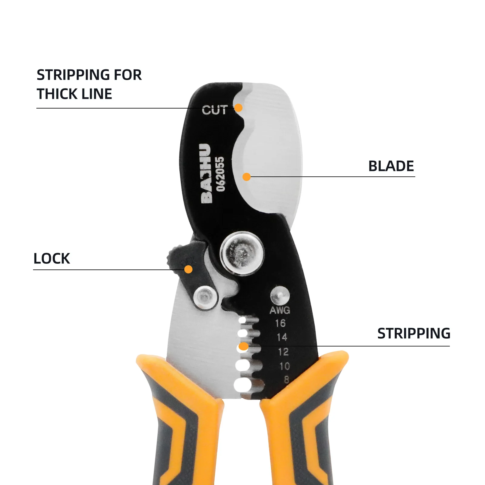Baihu Многофункциональные Плоскогубцы Ножницы Для Резки И Зачистки Проводов