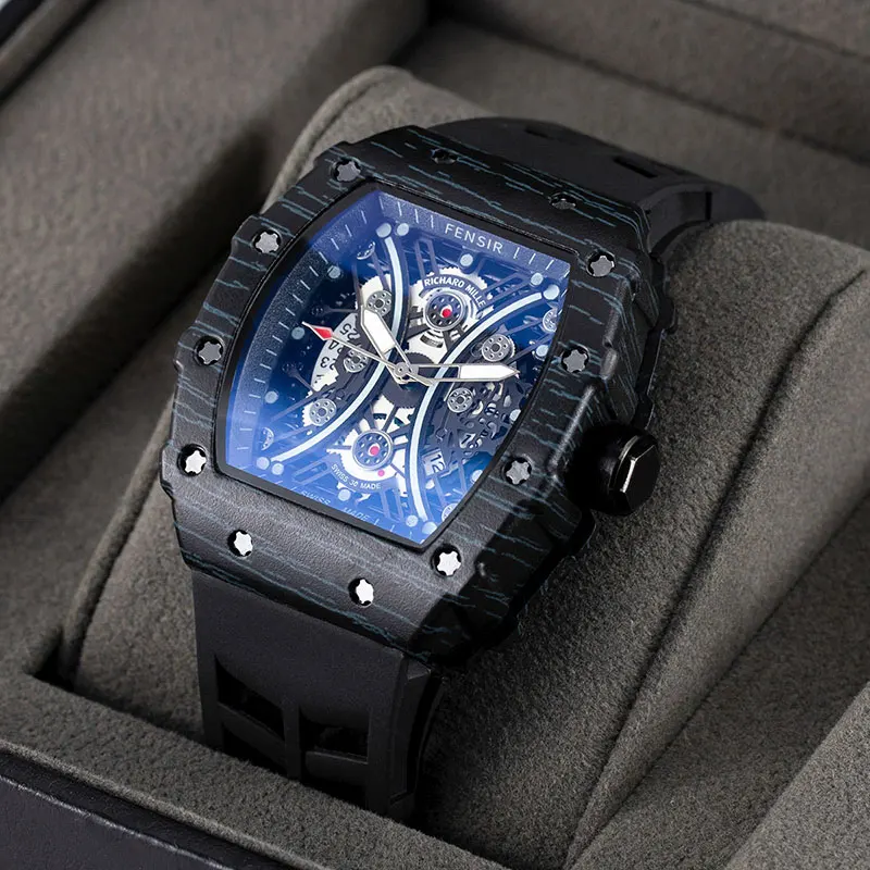 

Personalized Men's Watch Hong Kong Style Fashion Trend Casual Quartz Watch Wine Barrel Business All-match Youth Watch