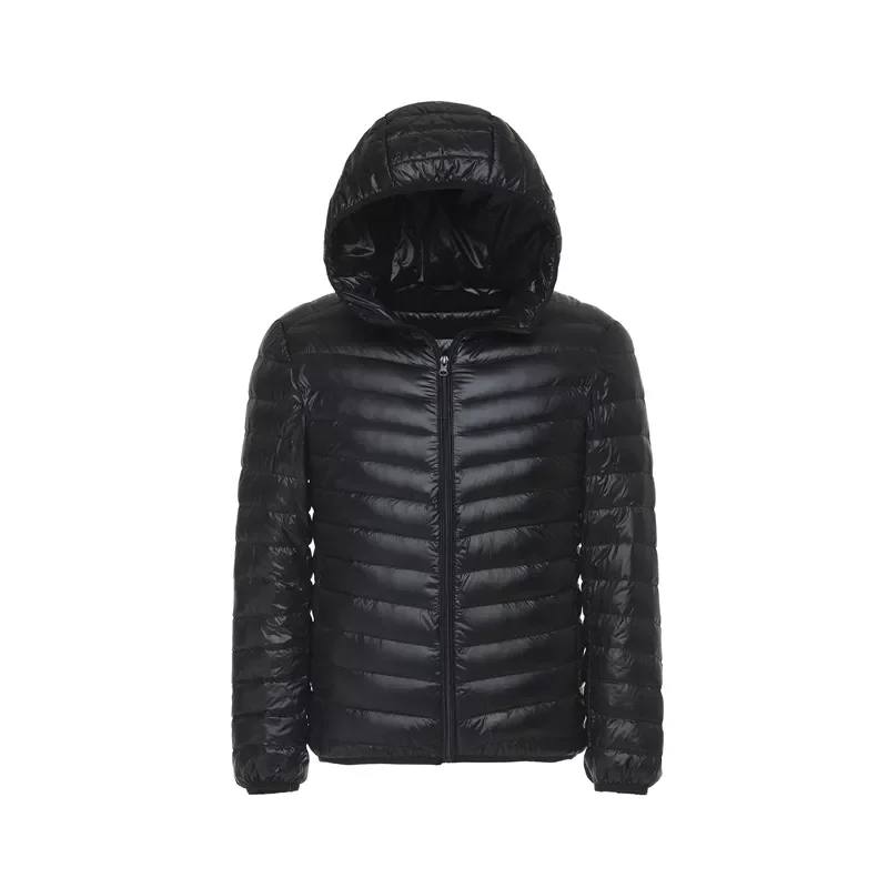 All-Season Ultra Lightweight Packable Down Water and Wind-Resistant Breathable Coat Men Hoodies Jackets