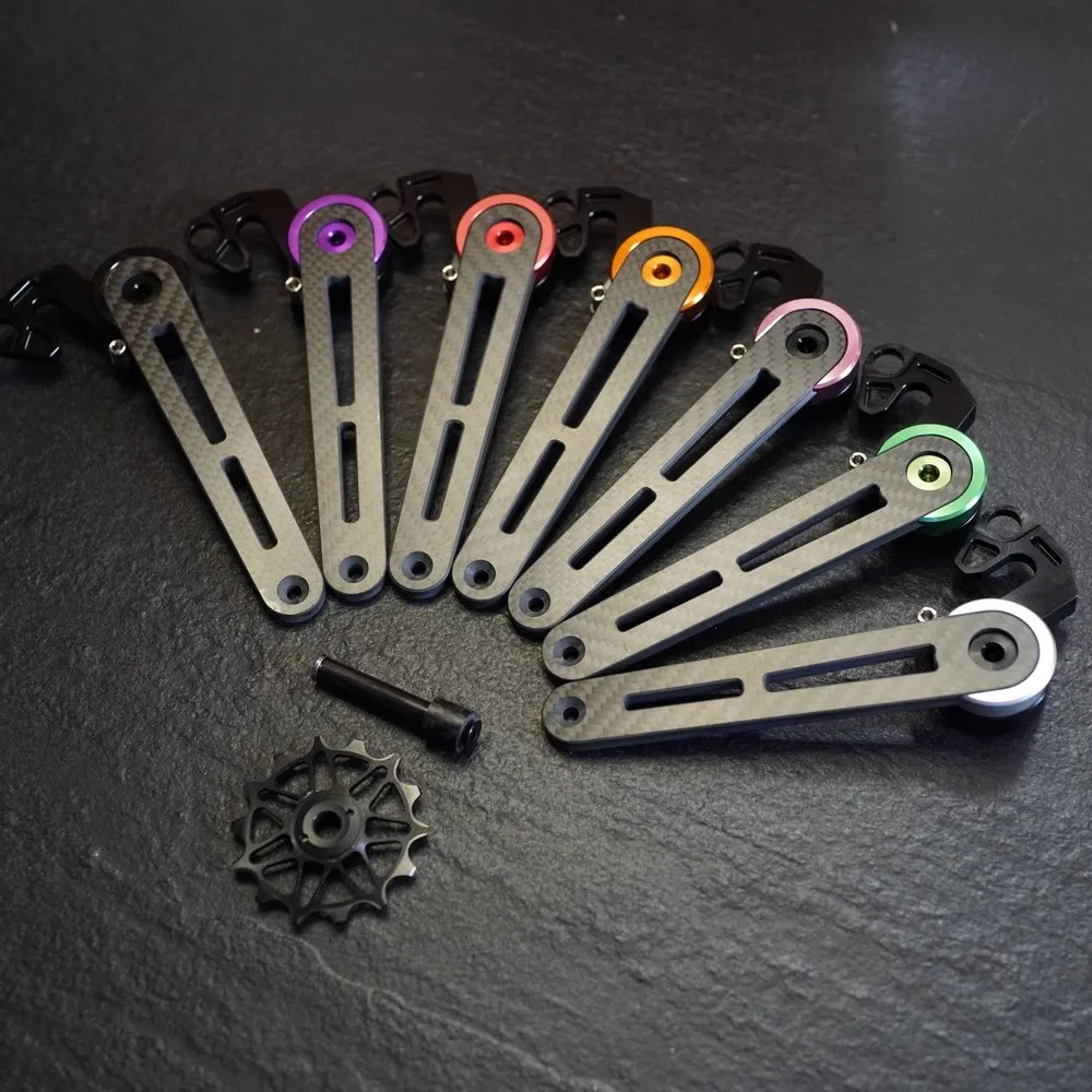 Натяжитель Unionjack из углеродного волокна для Brompton 7speed Pline Tline 10T 12T 14T шкив 7V