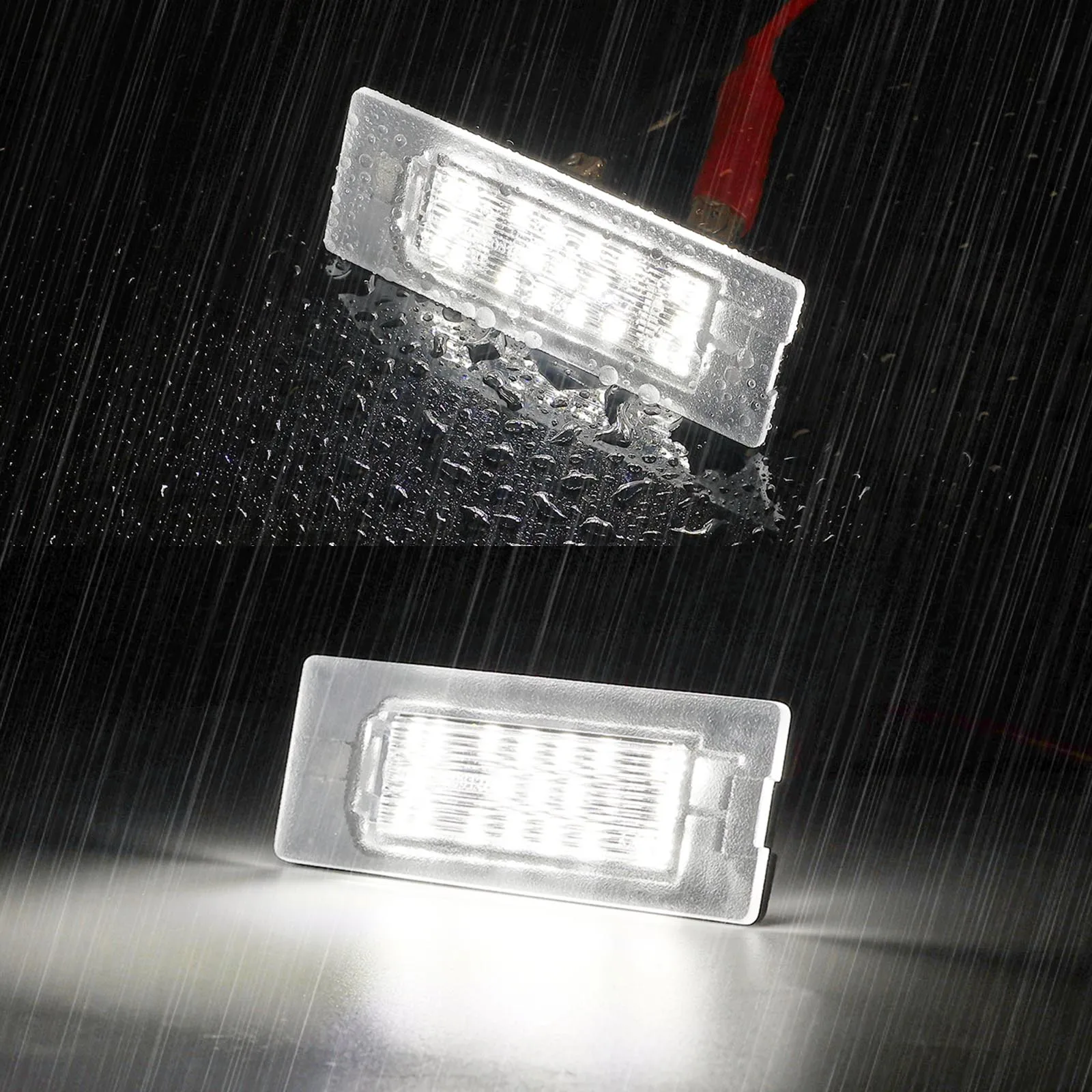 

2 водонепроницаемых Canbus без ошибок для Fiat Panda Mk3 169 2003-12 MK4 2011-в 2004 2005 2008 2009 тюнинговая лампа номерного знака E57 6000K