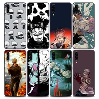phone case for samsung a10 a20 a30 a40 a50 a60 a70 a90 note 8 9 10 20 ultra 5g silicone case cover anime jiu jitsu kaisen