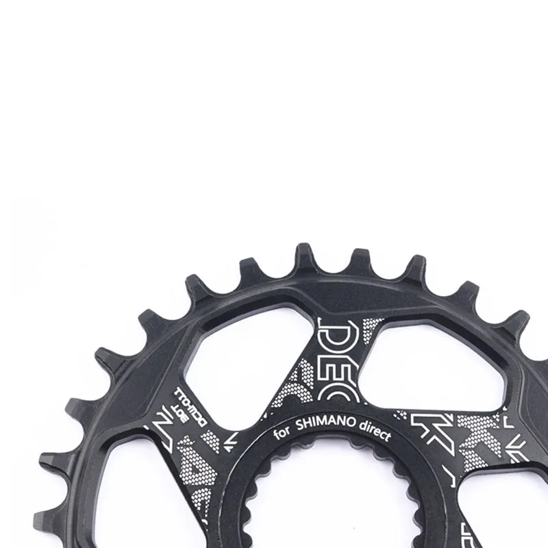 DECKAS 1X12 Speed Round Oval Chainring For shimano M6100 M7100 M8100 M9100 Crankset MTB Bike Bicycle Center Lock 30T 32T 34T 36T
