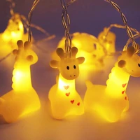 giraffe light string sun smile unicorn garlands battery usb kid girl christmas light holiday party bedroom nursery fairy lights