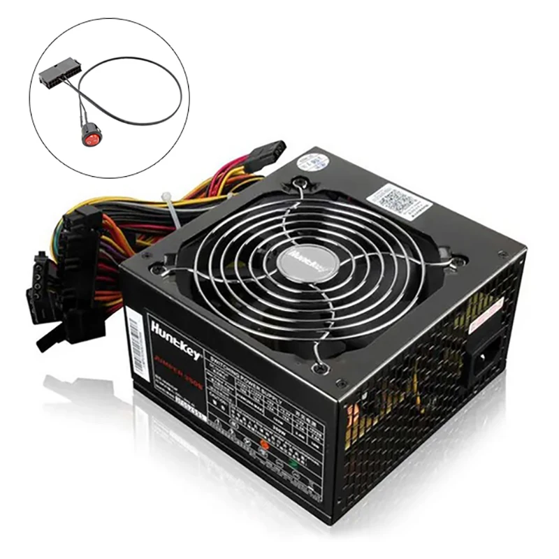 1 шт. 52 см ATX PSU 24Pin розетка пусковой переключатель кнопка питания кабель 18AWG самоблокирующийся в форме лодки красный световой индикатор