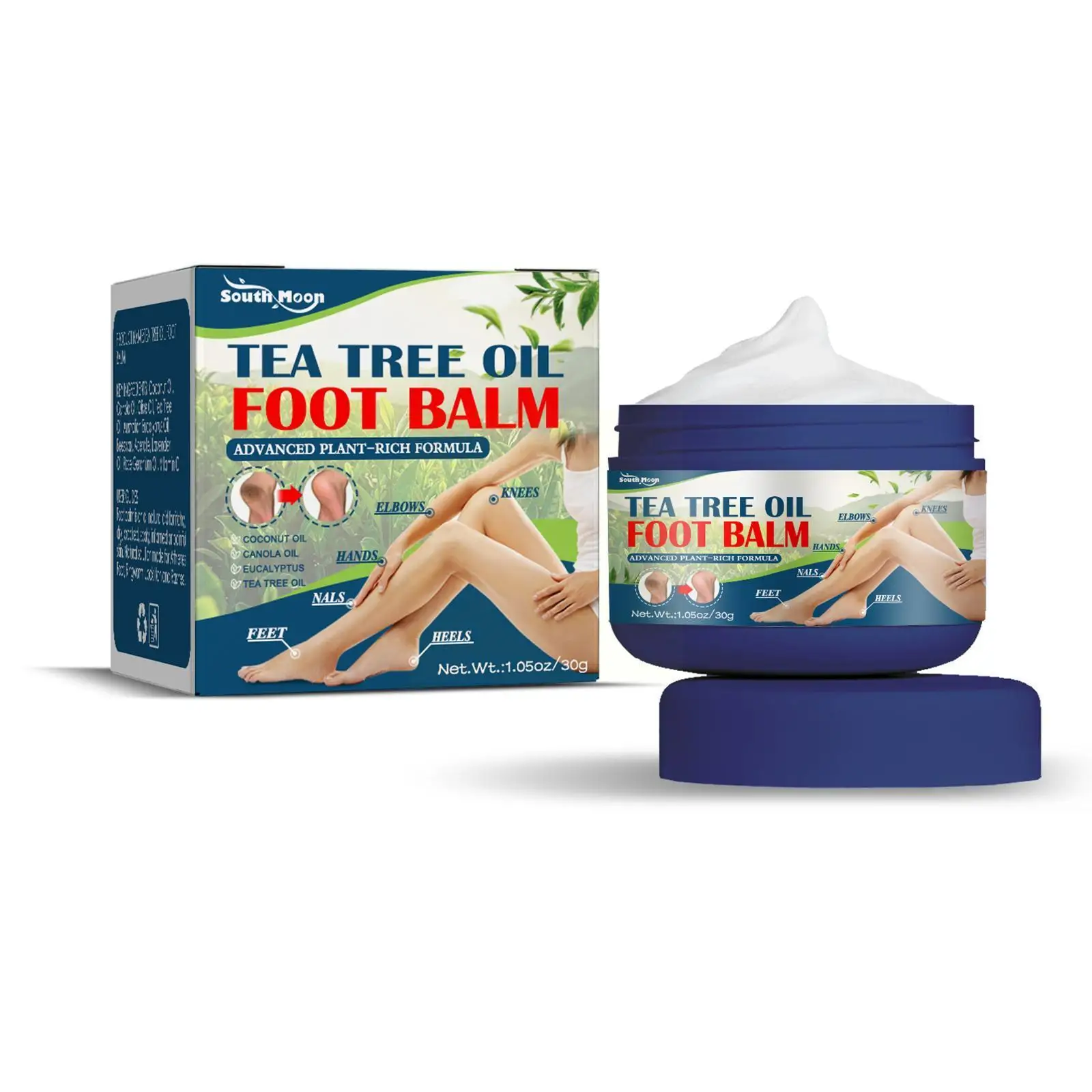 Anti-drying Crack Foot Balm Cream Cracked Moisturizing Tree Foot Care Care Feet Cream Tea Oil Heels Hand Rep B9l4