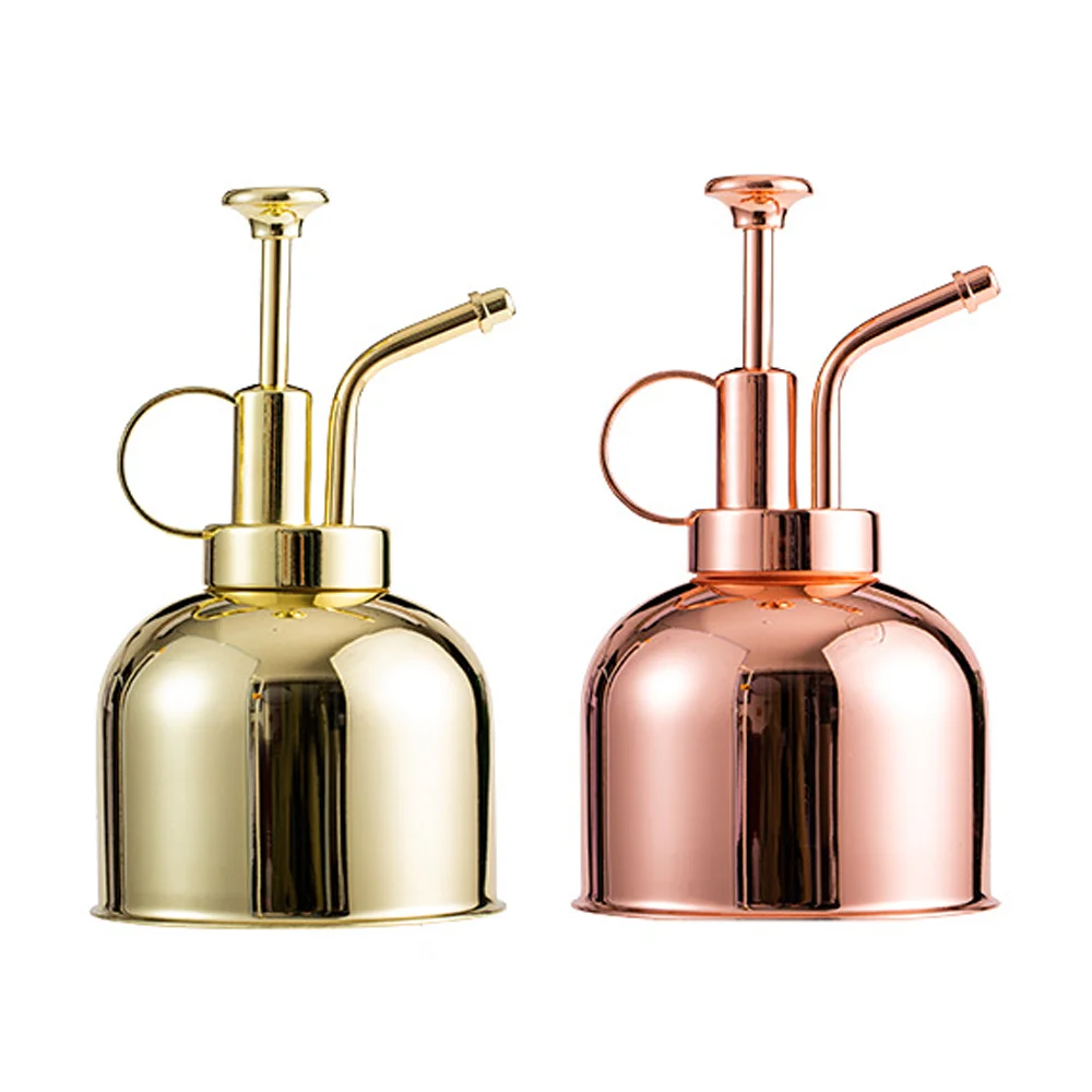 

Mini Watering Can Vintage 300ML Stainless Steel Plants Water Sprayer Bottle Metal Misting Nozzle Water Cans For Plant Flowers