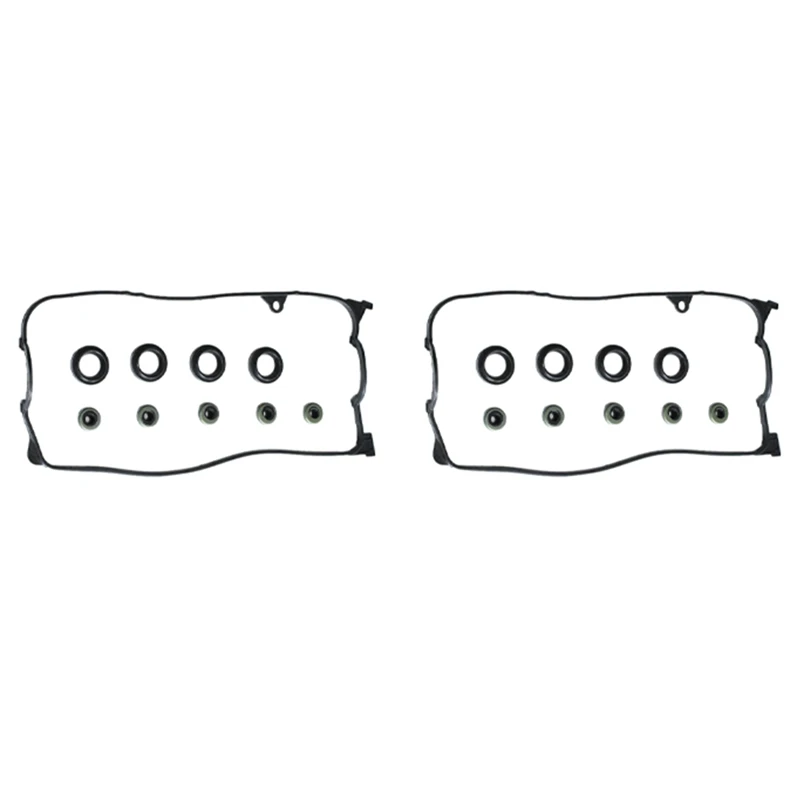 

2X Car Valve Cover Gasket Fit For Honda Civic VTEC D15Z1 D16Z6 2001-2005