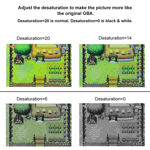 HISPEEDIDO Комплект экрана V5 для Game Boy Advance