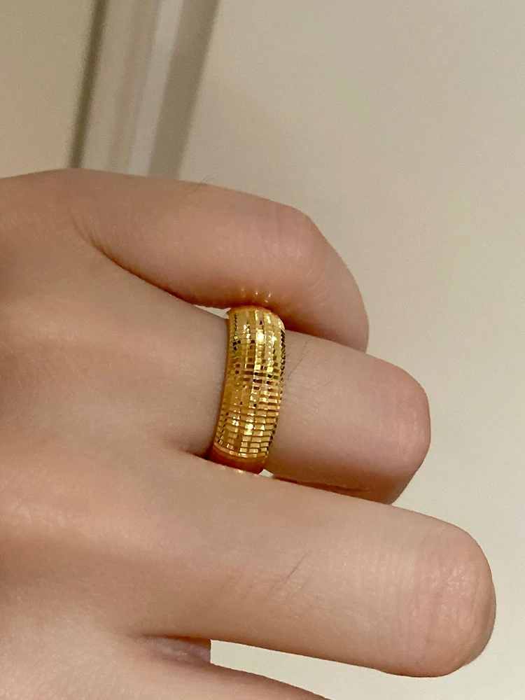 Итальянское резное кольцо с ламповым шаром женский дизайн модные крутые старые