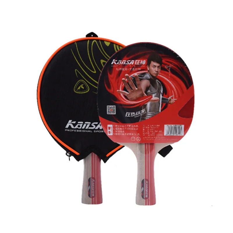 

Professional Tennis Table Racket Long HandleDouble-sided Reverse Adhesive In Ping Pong Rackets With Case