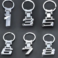 metal key chain car logo key holder key ring charms pendant silver decor car accessories interior for bmw x 1 3 5 6 7 8 series