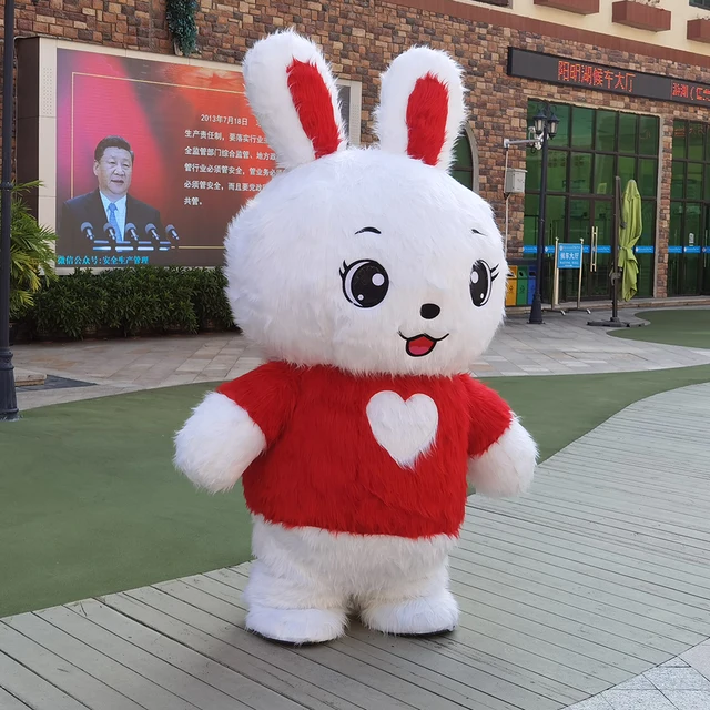Пасхальный Банни надувной костюм-талисман для взрослых кролик аниме косплейнаборы на заказ Маскотте карнавальные костюмы взрослые животные