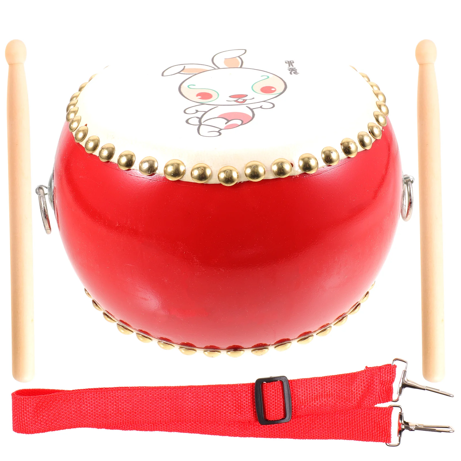

Musical Toys Toddlers Kids Drum Chinese Folk Dance Educational Gong Mallet Snare