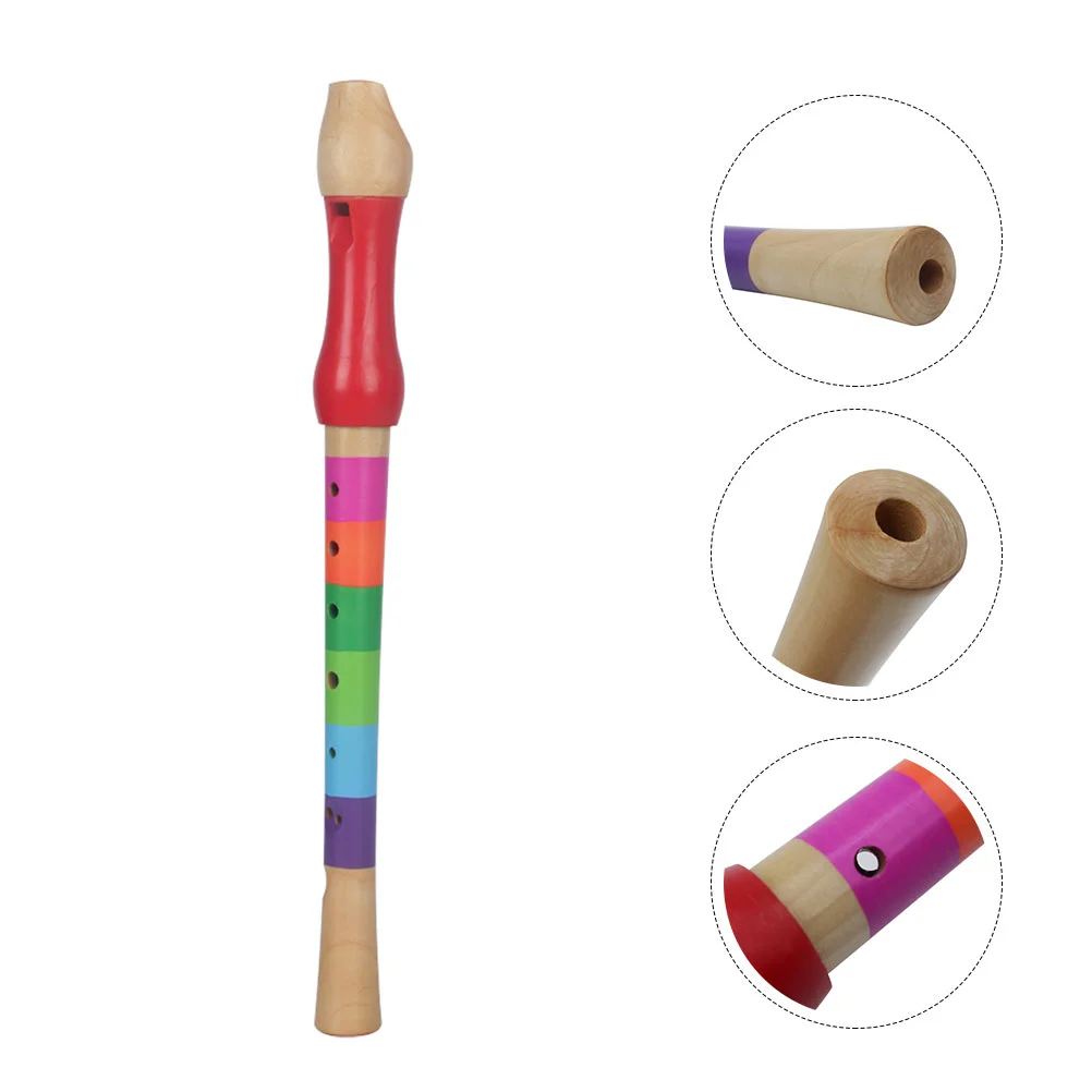 

Practical Clarinet Musicales Para Niños Wood Clarinet Kids Educational Toys 8 Hole Treble Recorder Major Flute Toy