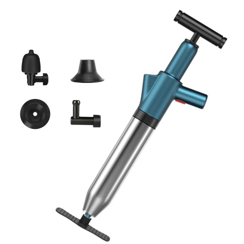 

27RE Toilet Dredge Plunger Multifunctional High Pressure Sink Sewer Dredge Tool