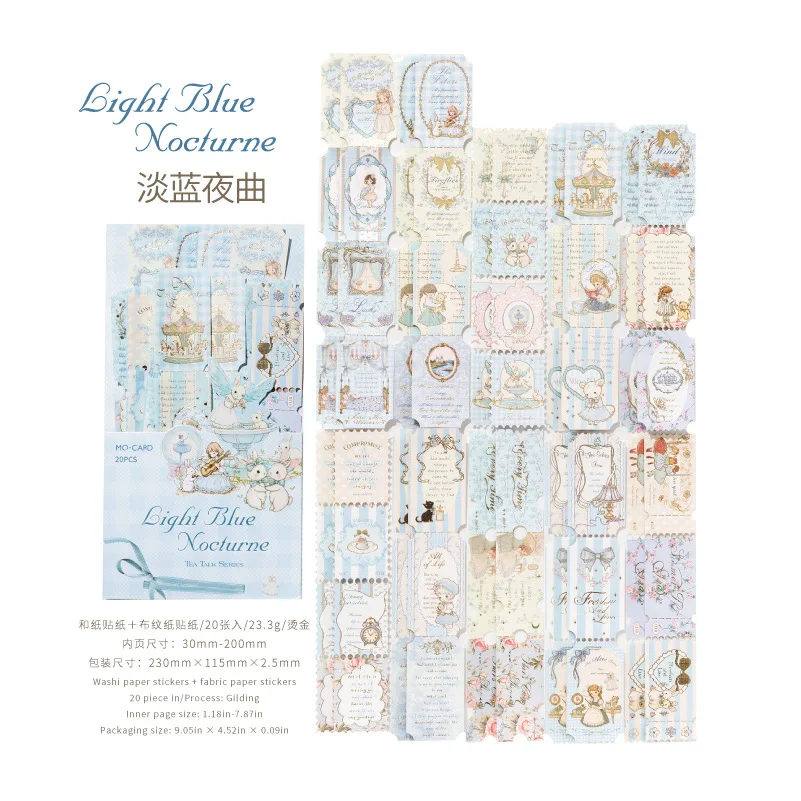 

Набор стикеров Alideco для скрапбукинга 20 шт.