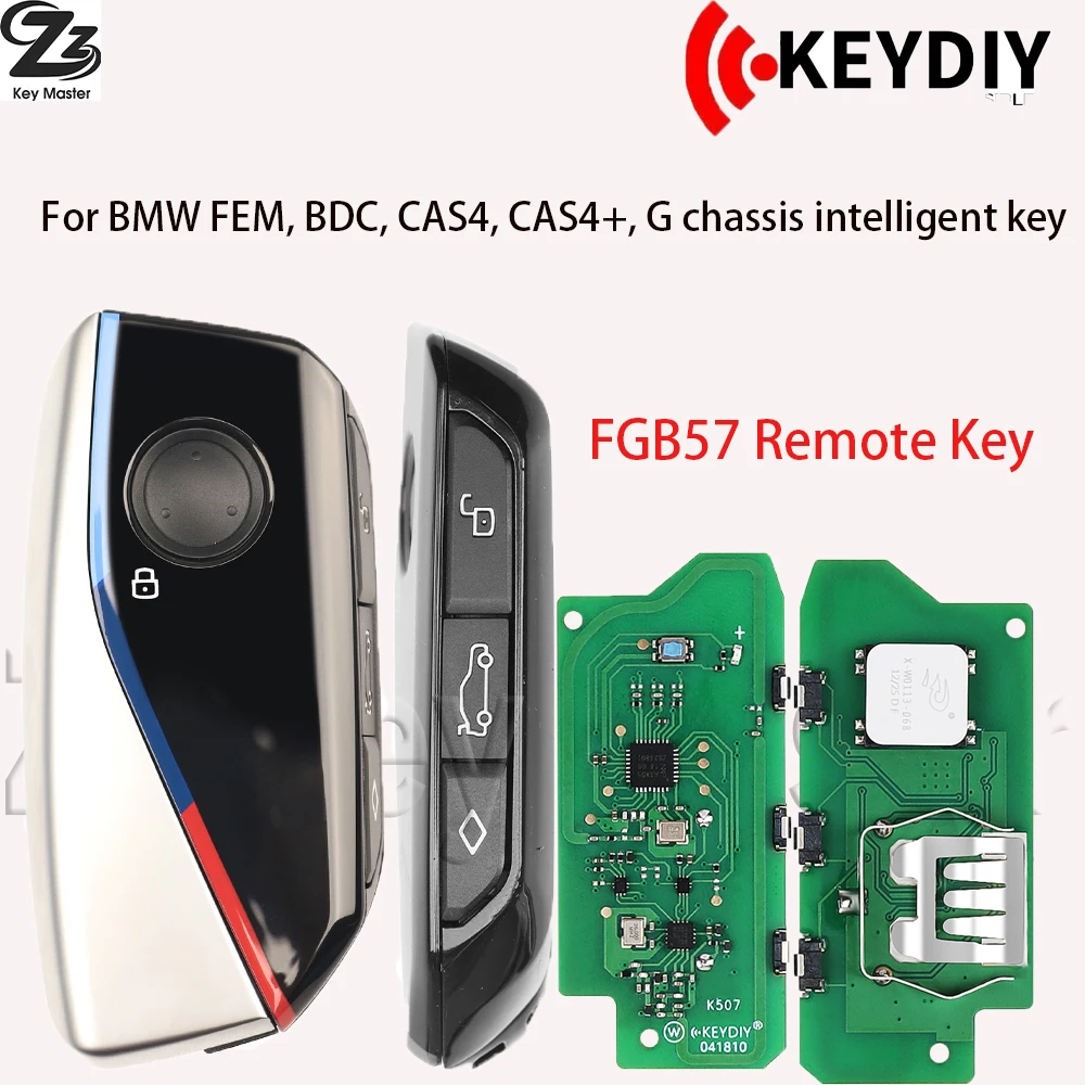 

KEYDIY BMW FEM, BDC, CAS4, CAS4+, G шасси FGB57/ZB Smart Key Для шасси BMW F или шасси G G01 G02 G08 G30 G31 G32 G38