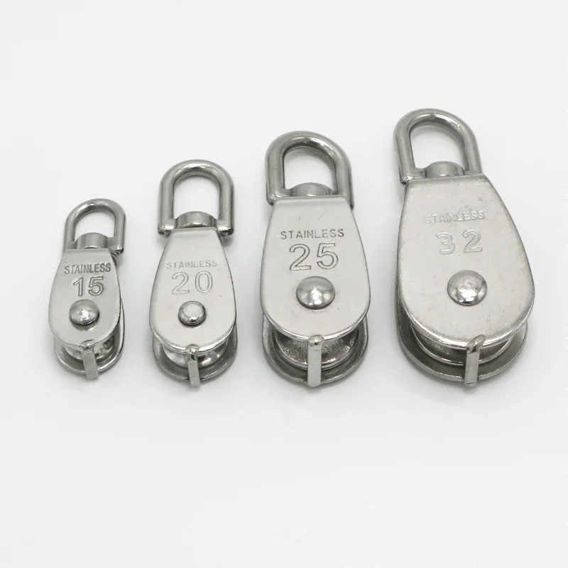 

Одиночный поворотный подъемный тросовый шкив 0,3 дюйма, роликовый блок, 0,03 тонны M15