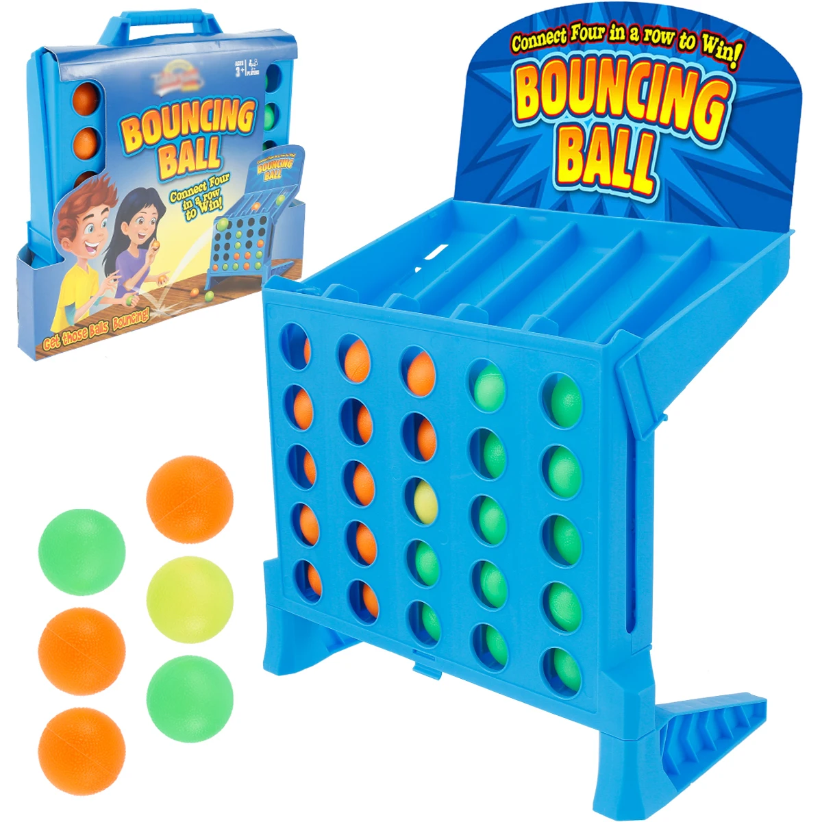 

Bouncing Linking Shots Educational Toys Children'S Portable Jump Ball Four-Line Board Game Toy For Children Table Game Toys Gift