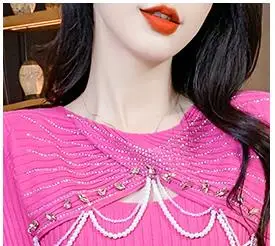 Сексуальные ажурные вязаные свитера женские топы осенний новый джемпер модный