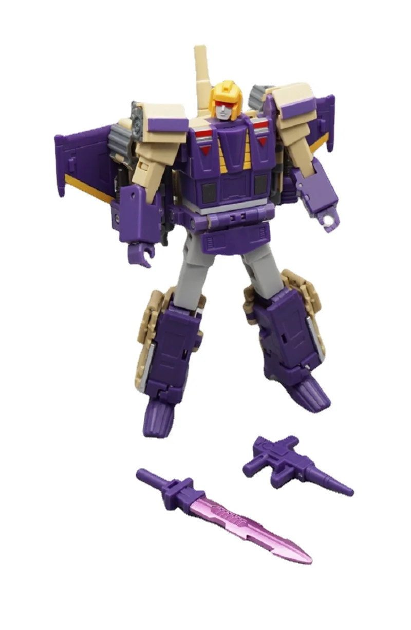 MFT Transformation Thunderbolt Blitzwing Three Change Warriors MS28 MS-28 MS-28A Series Pocket War Action Figure Робот Игрушки