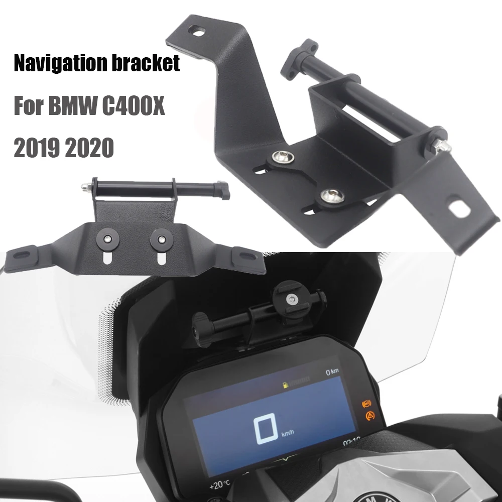 

Motorcycle GPS Smart Phone Navigation Mounting Bracket Adapter Holder Brand For BMW C400X 2019 2020