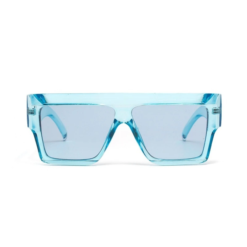 

MYALICE Vintage Oversized Flat Top Sunglasses Women Jelly Glasses Frames Sun Glasses Men Personality Popularity Brand Designer