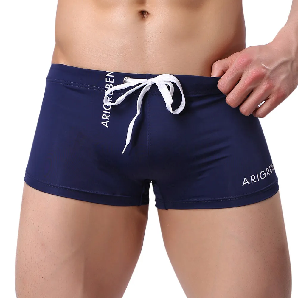 

Men's Beach Shorts Swimsuit Ropa Hombre Solid Men's Clothing Shorts Swimming Trunks Homens Board Shorts Sexy Swimming Trunks