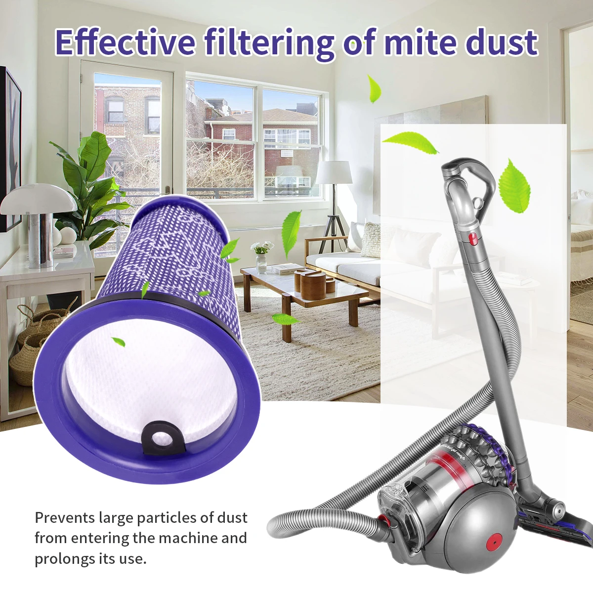 HEPA-фильтр и ручка-насадка для пылесосов Dyson Big Ball моделей CY18, CY22, CY23, CY24, CY25, DY75, DY77, DY78, DC77, DC78, артикул 967371-01 (art.: 3920d820fa62d) - 3920d820fa62d