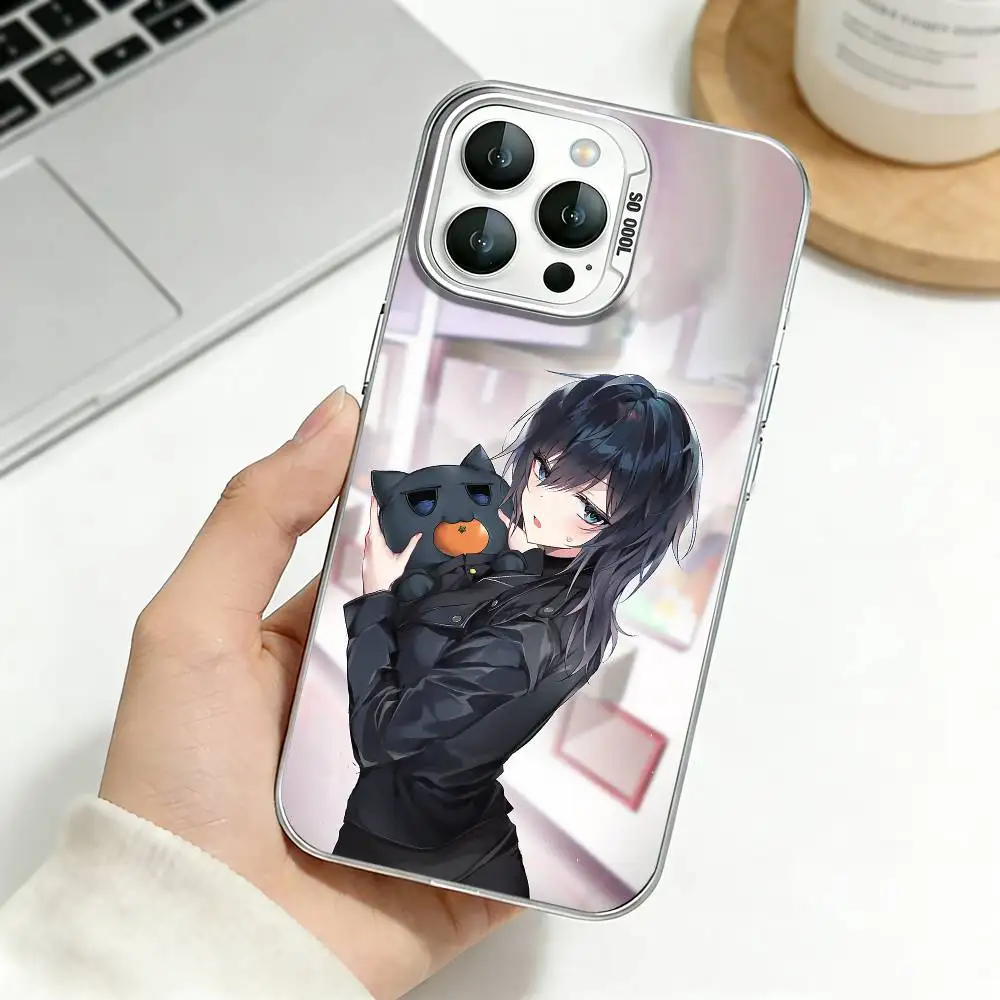 Стильный чехол I-Ishimi Yokoyama для iPhone 17, 16, 15, 14, 13, 12, 11 Plus, Pro Max, XS, цветной серебристый чехол для телефона (art.: 3920dbcd74095) - 3920dbcd74095