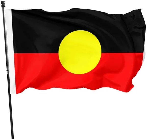 

Soft Aboriginal Flag Super Polyester Flag 3x5 F