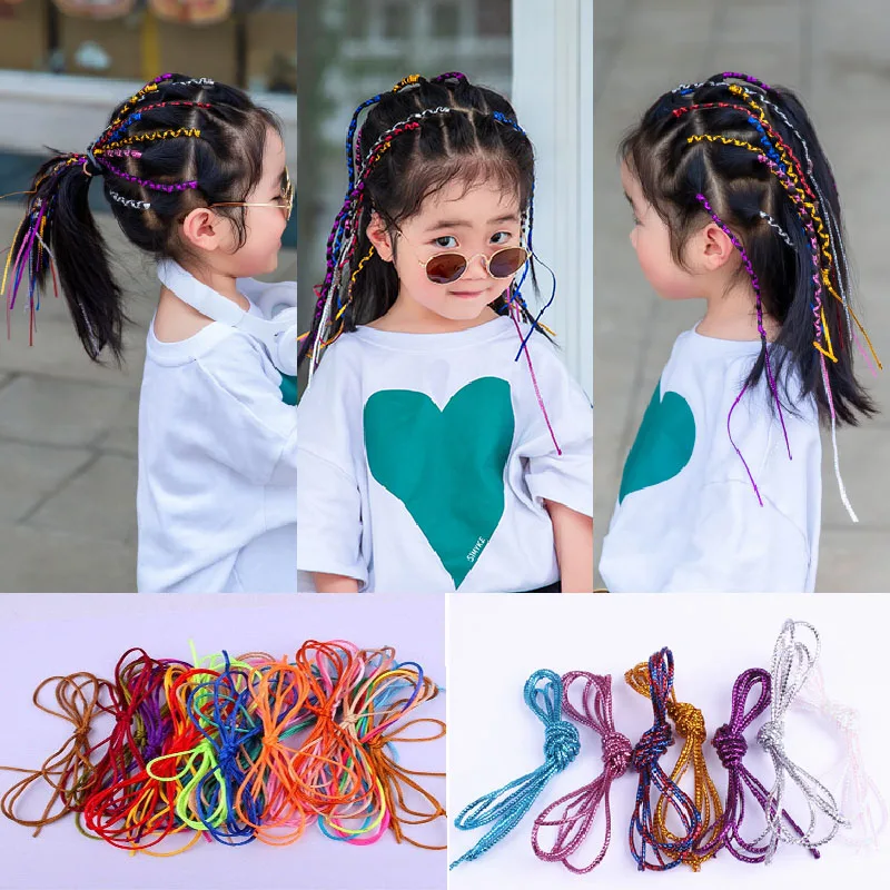 

5Pcs Dreadlock Braided Hair Rope DIY Ponytail Hair Twister Braiding Styling Tool Hair Accessories Braiding Hair Strings Braiders