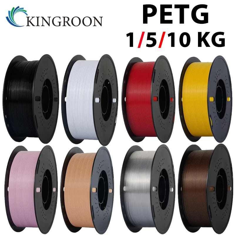 Фото KINGROON 1/5/10KG PETG Basic Filament 1.75мм для 3D-принтеров.3D-филамент PETG №1