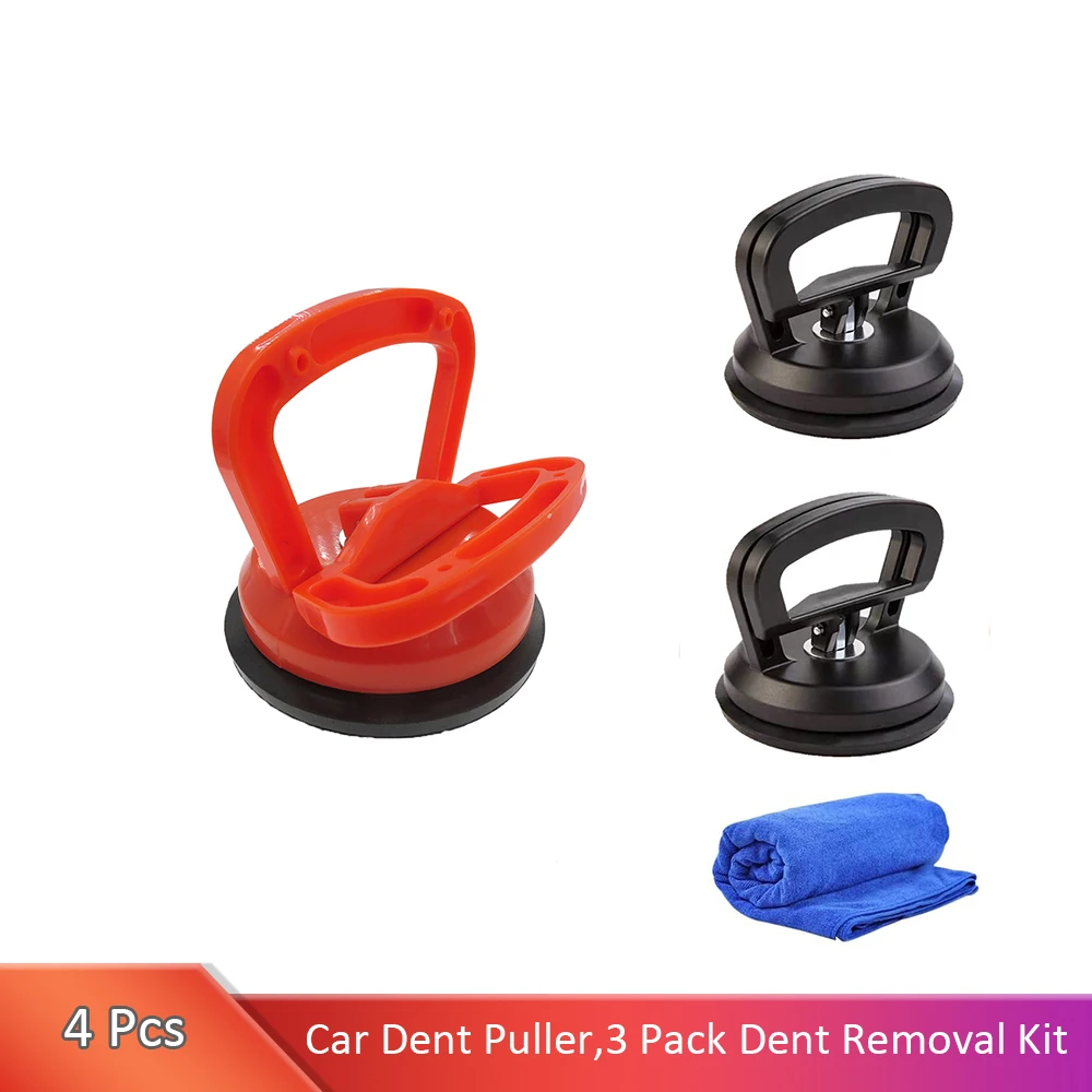 

Multifunction Car Dent Puller 3 Pack Automotive Suction Cup Bodywork Panel Sucker Remover Tool Accessories Handle Lifter Set