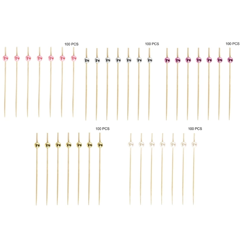 

100 шт., бамбуковые палочки для коктейлей