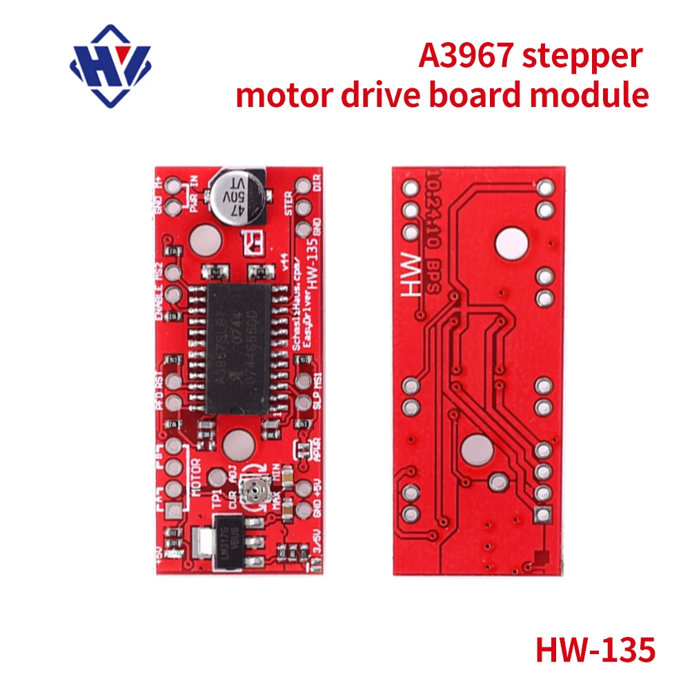 

Stepper motor driver board module A3967 electrical assembly part motor driver template V44 development board suitable for ardui