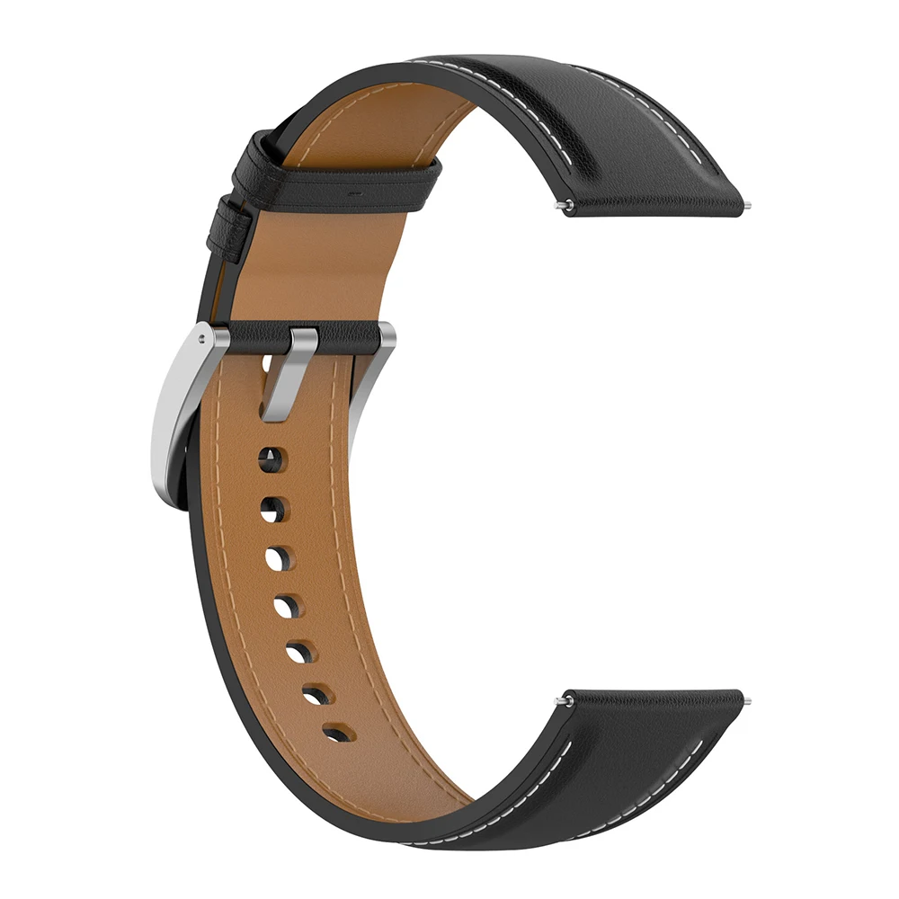 Ремешок для часов из натуральной кожи 20 мм 22 Amazfit GTS3 GTS2 2 GTS Mini BIP U браслет воловьей