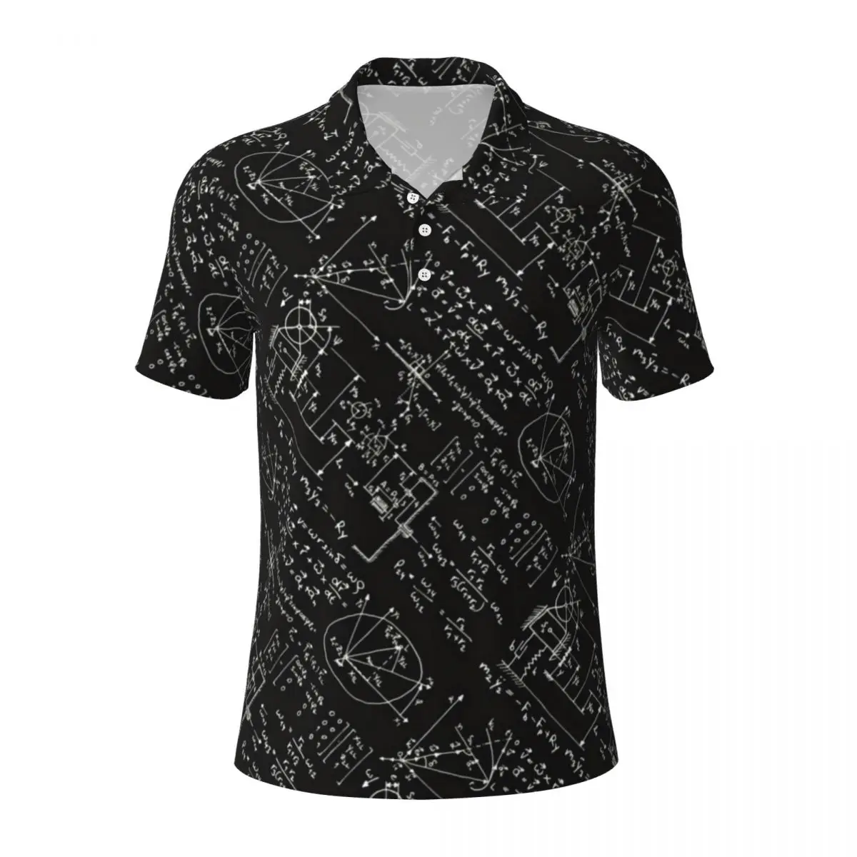 Geeky Math повседневные футболки забавные математические рубашки поло с отложным