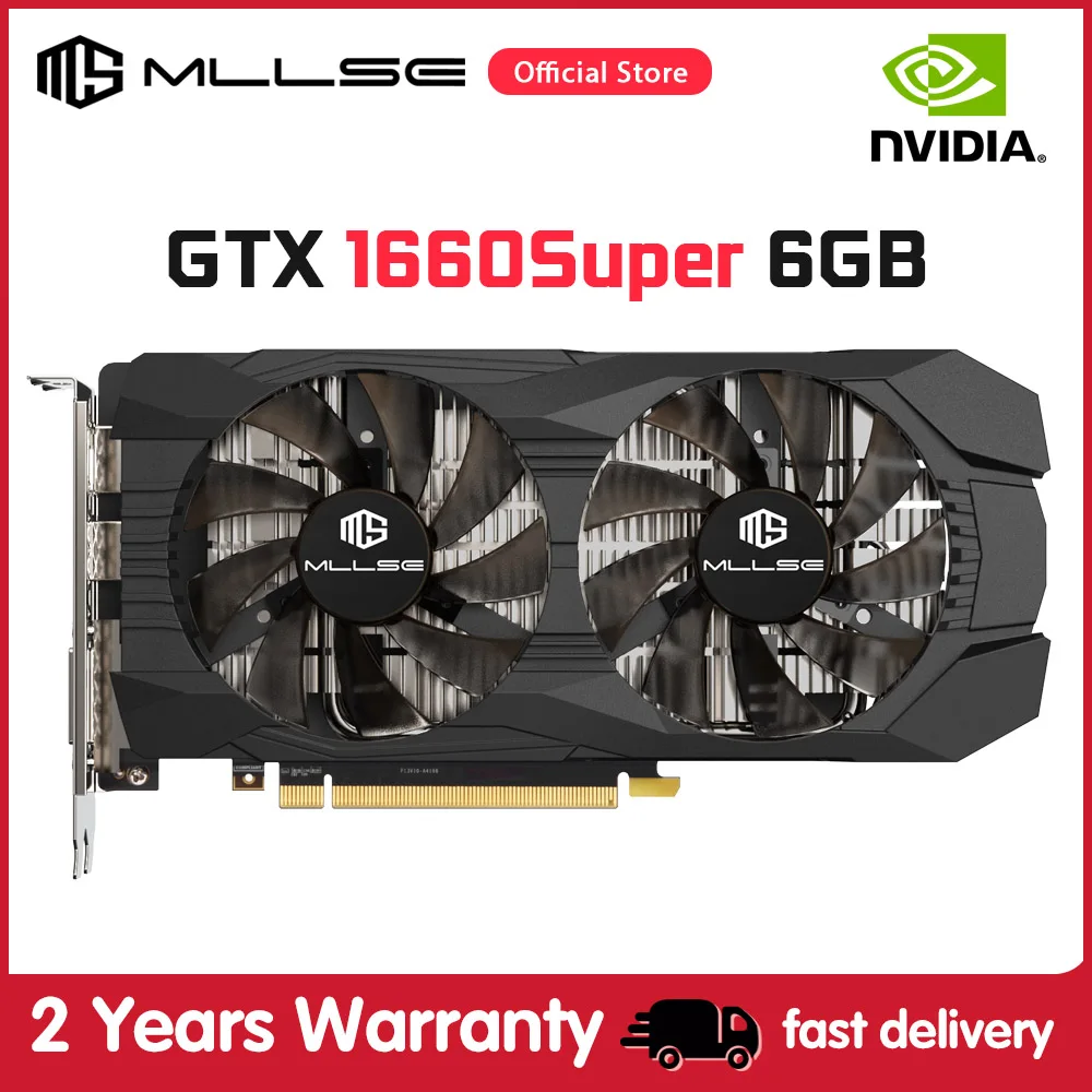 

MLLSE New GTX 1660Super 1660Ti Game GPU 6GB GDDR6 192Bit 8pin PCI-E 3.0 Desktop Chip gtx1660s 1660ti Gaming Graphics Card