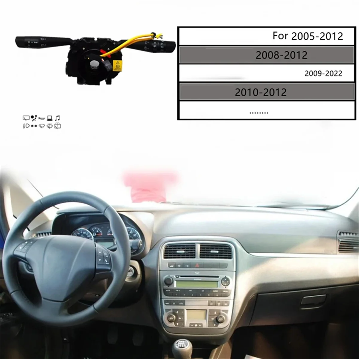 735521315 735471936 переключатель рулевой колонки комбинированный индикатор дворника