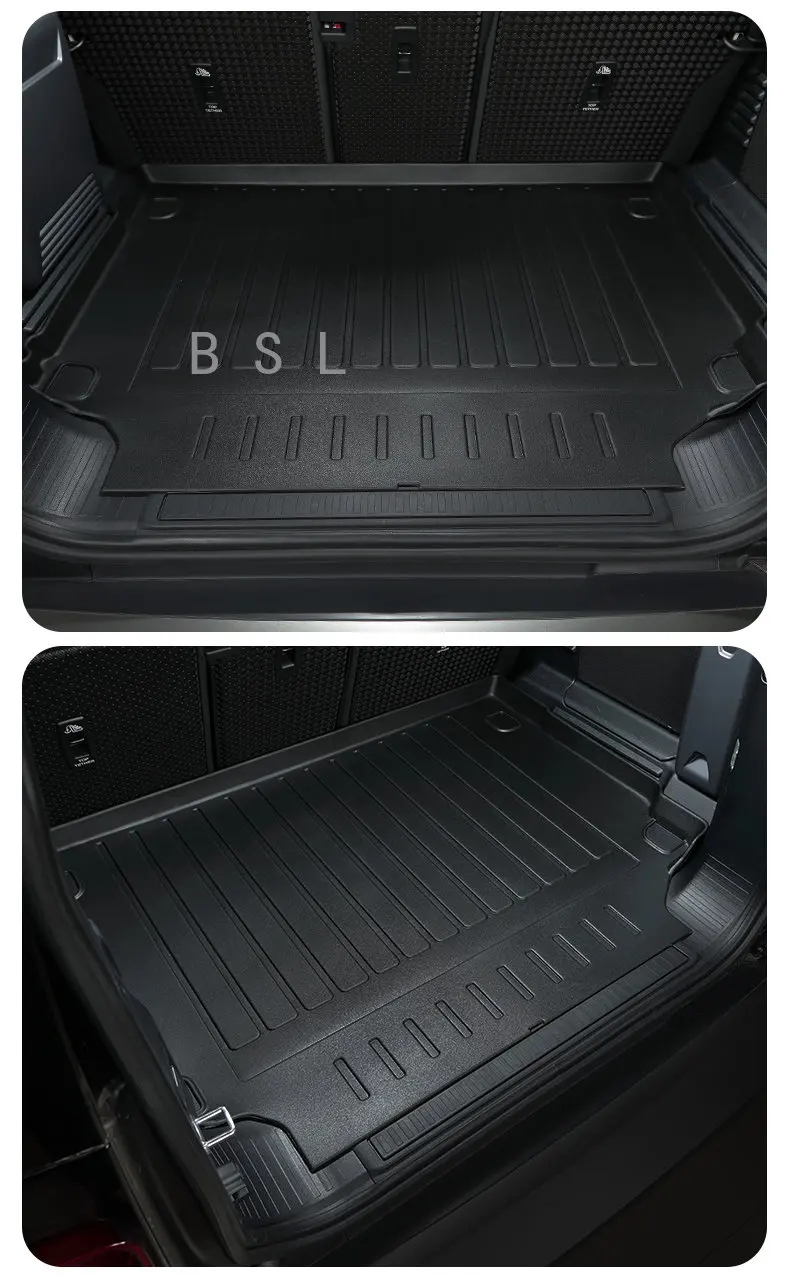 For Land Rover Defender 90 110 2020-2022 Car Rear Trunk Storage Mat Waterproof Durable TPE Cargo Liner Protection Accessories