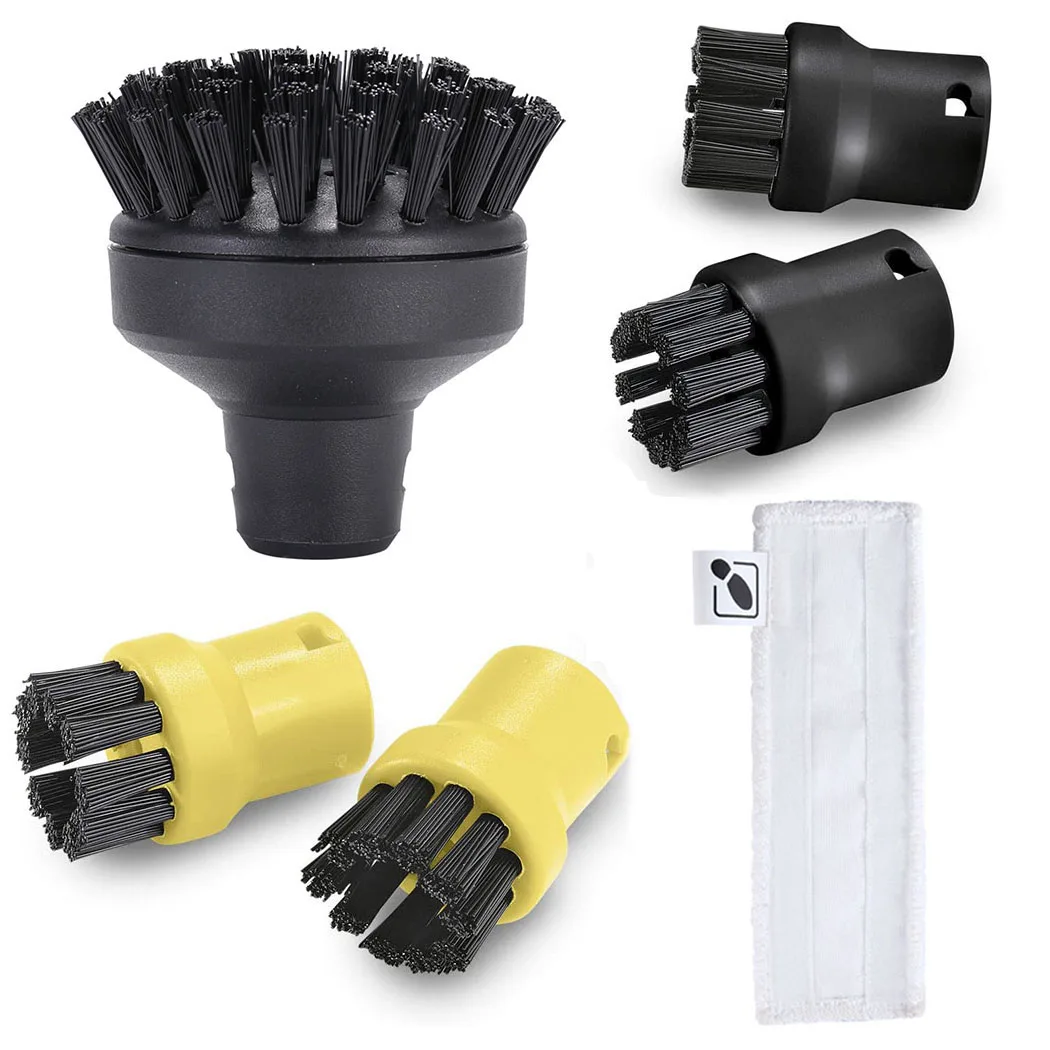 

Muli-Purpose Round Brush Cleaner Cloth Pads Universal Steam Cleaning Kit For Karcher SC1 SC2 SC3 SC4 SC5 SC7 Vacuum Cleaner Part