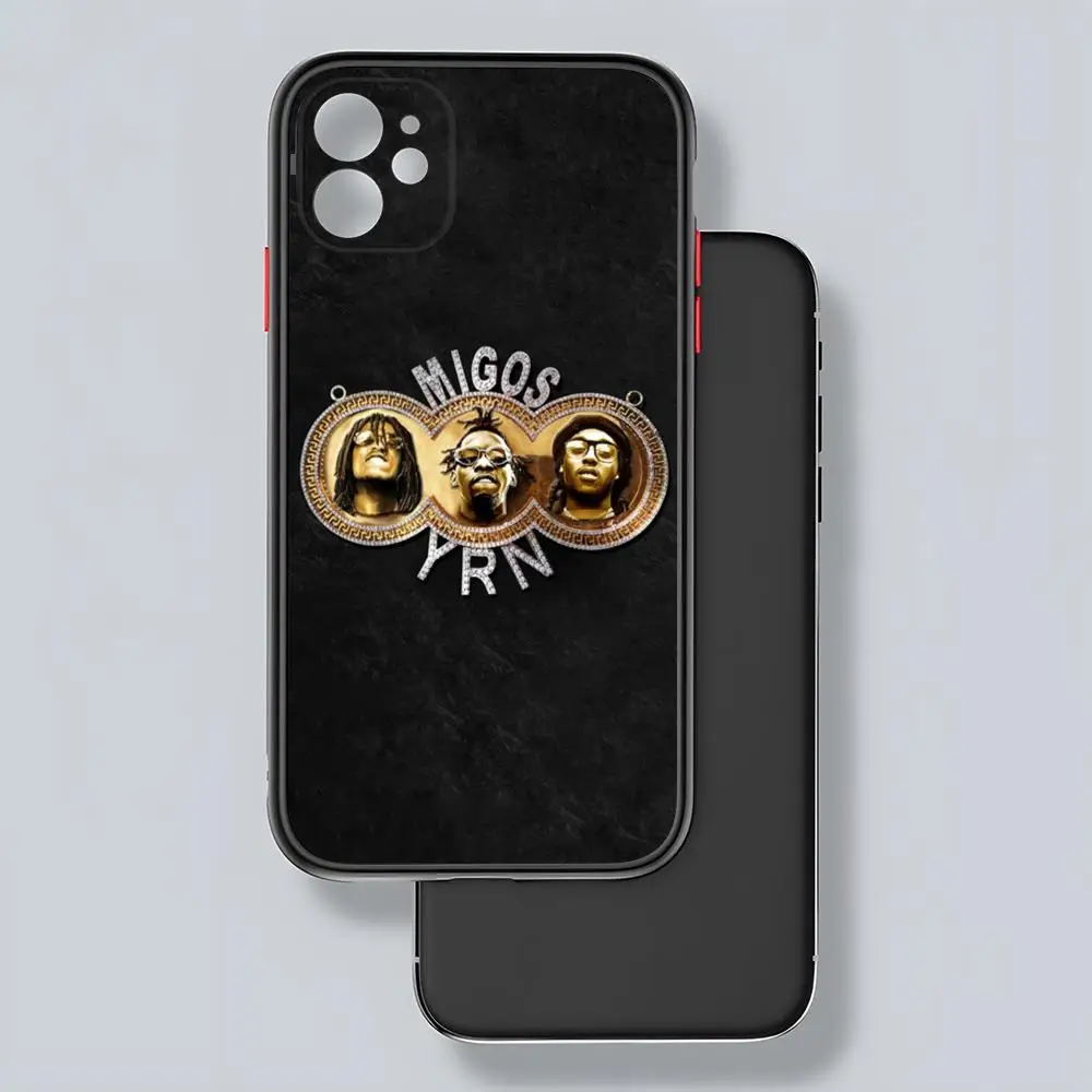 Чехол для телефона M-MiGos Singer Q-QuAvOS матовая прозрачная задняя панель IPhone 16 15 14 13 12 11 Pro